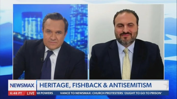 Newsmax host on FL GOP gubernatorial candidate James Fishback: “Apparently he’s got a really bad antisemitic situation” Newsmax host on FL GOP gubernatorial candidate James Fishback: “Apparently he’s got a really bad antisemitic situation”