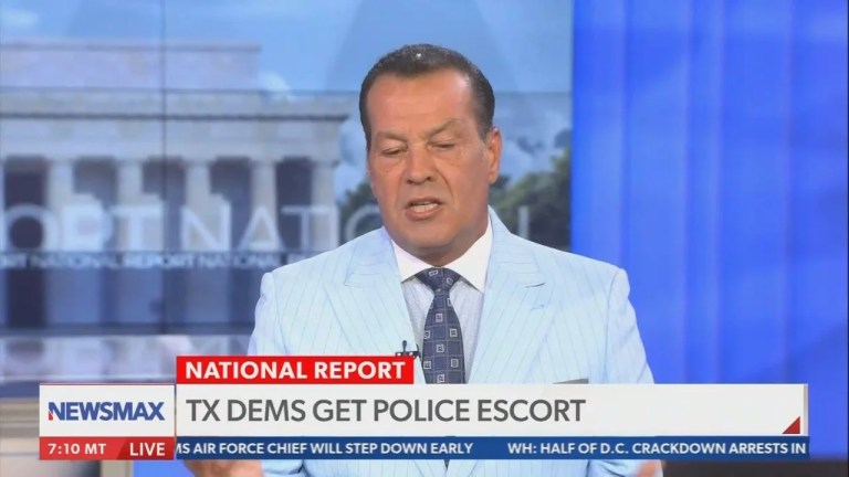 “Throw them in jail” — Newsmax host demands Texas Republicans arrest their Democratic counterparts “Throw them in jail” — Newsmax host demands Texas Republicans arrest their Democratic counterparts