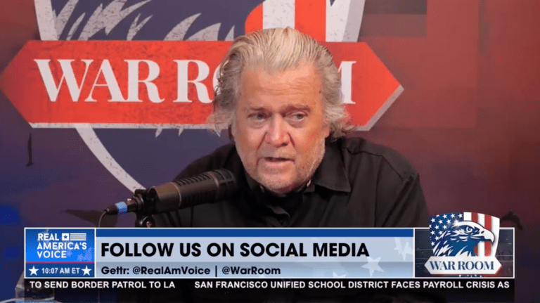 Steve Bannon says ICE agents will be near polling places: “If you don’t have an ID — if you’re not a citizen — you’re not voting” Steve Bannon says ICE agents will be near polling places: “If you don’t have an ID — if you’re not a citizen — you’re not voting”