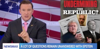 Newsmax host says “zero” conservatives wanted to speak with him about Epstein files
