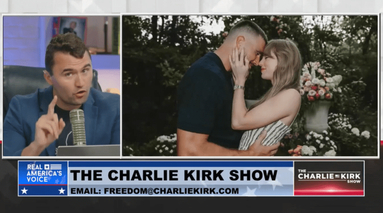 Charlie Kirk tells Taylor Swift to “submit to your husband” and “have a ton of children” Charlie Kirk tells Taylor Swift to “submit to your husband” and “have a ton of children”
