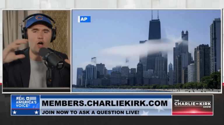 Charlie Kirk threatens J.B. Pritzker and Brandon Johnson with the Insurrection Act and a federal takeover of Chicago Charlie Kirk threatens J.B. Pritzker and Brandon Johnson with the Insurrection Act and a federal takeover of Chicago