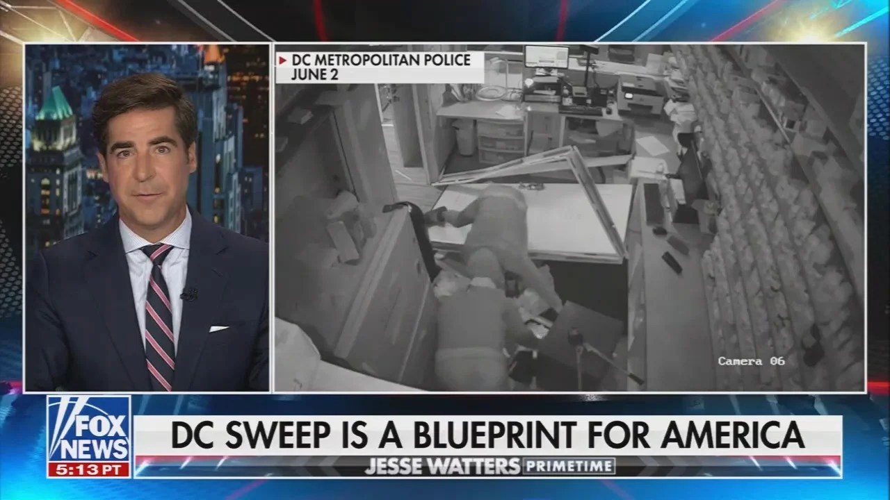 Jesse Watters: “What Trump’s doing in DC is a blueprint for every other city in the country” | FROUSA Media Jesse Watters: “What Trump’s doing in DC is a blueprint for every other city in the country” | FROUSA Media
