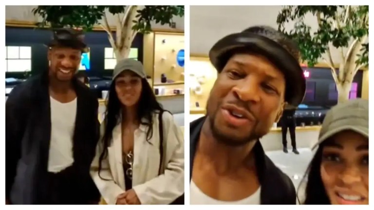 ‘The Disrespect Is Crazy’: Meagan Good Forced to Hold Back Jonathan Majors After He Nearly Comes to Blows Over Fan Who Disrespected His Wife ‘The Disrespect Is Crazy’: Meagan Good Forced to Hold Back Jonathan Majors After He Nearly Comes to Blows Over Fan Who Disrespected His Wife