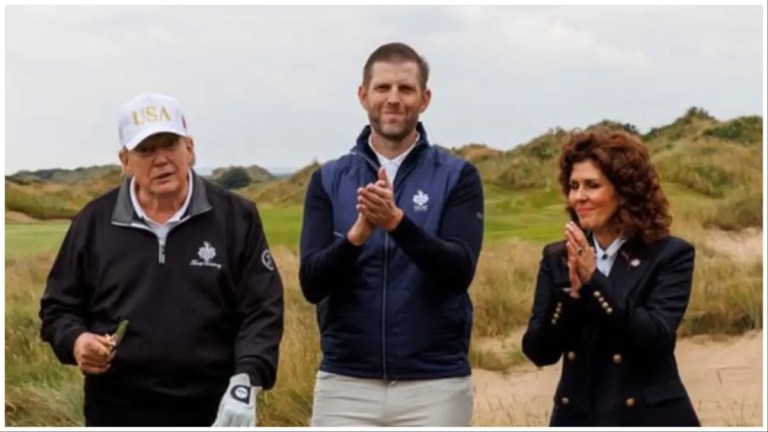 ‘Did He Grab Her from Behind?’: Donald Trump Gives Golf Resort Worker a Photo of Himself for 16 Years of Service, Prompting Fans to Zoom in on His Hand ‘Did He Grab Her from Behind?’: Donald Trump Gives Golf Resort Worker a Photo of Himself for 16 Years of Service, Prompting Fans to Zoom in on His Hand