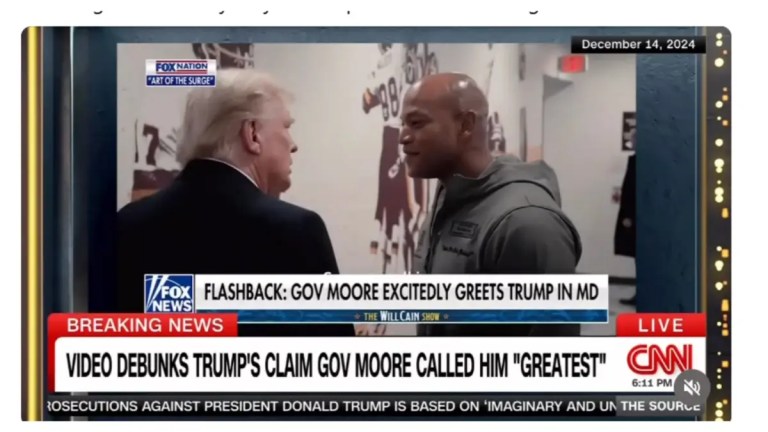 ‘Literally Caught on Tape’: CNN Drops Trump’s Actual Conversation with Gov. Wes Moore and It’s Absolutely Nothing Like He Remembered ‘Literally Caught on Tape’: CNN Drops Trump’s Actual Conversation with Gov. Wes Moore and It’s Absolutely Nothing Like He Remembered