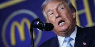 ‘No Wonder Everyone Says He Smells’: Trump’s Fast-Food Obsession Has Fans Gagging as the Full Details of His Order Make It Harder to Stomach