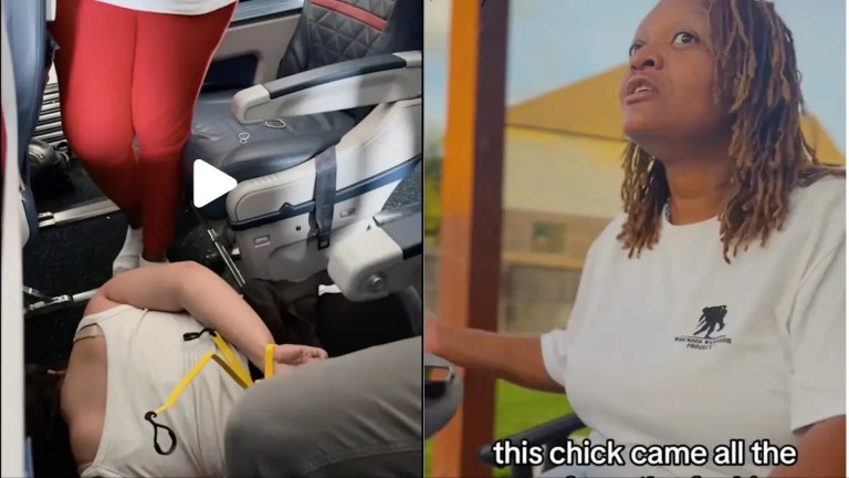 ‘Excuse Me, I’m Gonna Beat her A—’: Arizona Mom Takes Down Deranged Woman Who Reportedly Tries to Break Into Cockpit, Hog-ties Her on Delta Air Lines Flight ‘Excuse Me, I’m Gonna Beat her A—’: Arizona Mom Takes Down Deranged Woman Who Reportedly Tries to Break Into Cockpit, Hog-ties Her on Delta Air Lines Flight