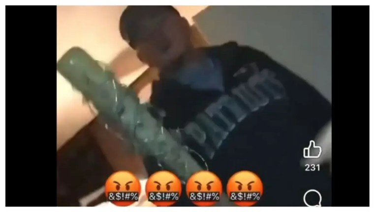 ‘Openly and Violently Racist’: White Corrections Officer Suspended After Viral Video Shows Him Flaunting Barbed Wire Bat He Calls the ‘N-Word Beater’; Critics Say He Must Be Fired ‘Openly and Violently Racist’: White Corrections Officer Suspended After Viral Video Shows Him Flaunting Barbed Wire Bat He Calls the ‘N-Word Beater’; Critics Say He Must Be Fired