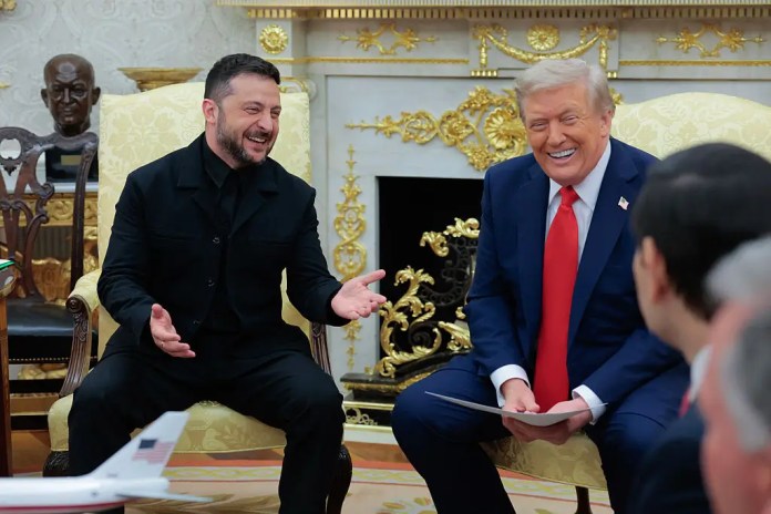 ‘Get a Room’: Marjorie Taylor Greene Strokes Boyfriend’s Ego As Volodymyr Zelensky Viciously Roasts Him for Backhanded Compliment About Suit