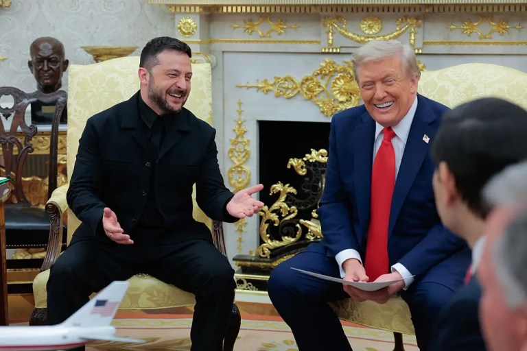 ‘Get a Room’: Marjorie Taylor Greene Strokes Boyfriend’s Ego As Volodymyr Zelensky Viciously Roasts Him for Backhanded Compliment About Suit ‘Get a Room’: Marjorie Taylor Greene Strokes Boyfriend’s Ego As Volodymyr Zelensky Viciously Roasts Him for Backhanded Compliment About Suit