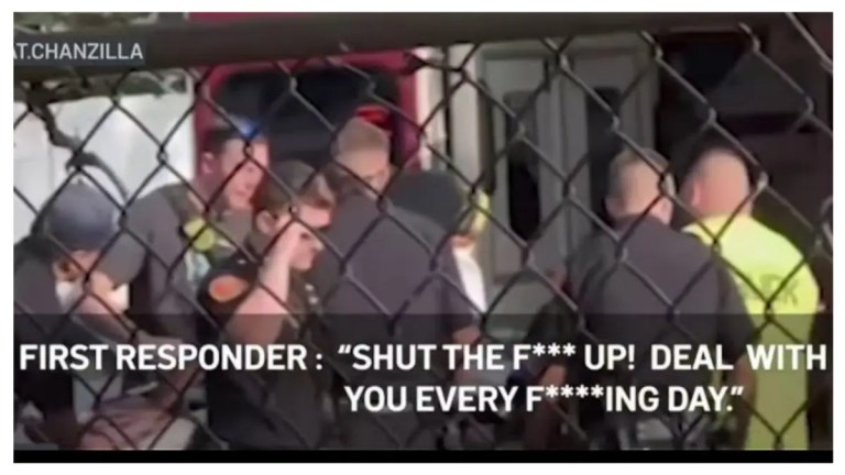 ‘Completely Unacceptable’: Fire Chief Suspended After Shocking Footage Shows Him Cursing at 10-Year-Old Black Girl Strapped to Gurney, Child’s Grandmother Demands He Be Fired ‘Completely Unacceptable’: Fire Chief Suspended After Shocking Footage Shows Him Cursing at 10-Year-Old Black Girl Strapped to Gurney, Child’s Grandmother Demands He Be Fired