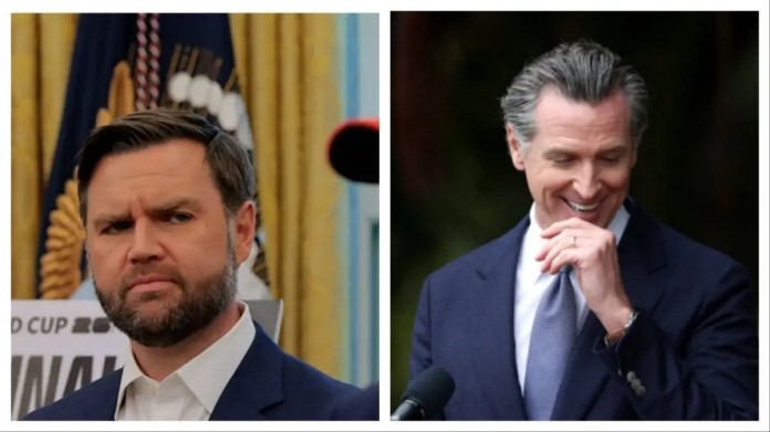 ‘As Dumb As a Rock!’: JD Vance Mimics Trump’s Aggressive MAGA Style Attack on Newsom Only to Be Humiliated with a Brutal Clapback He Didn’t See Coming
