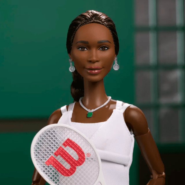 MATTEL HONORS VENUS WILLIAMS WITH HER OWN BARBIE AS A PART OF INSPIRING WOMEN SERIES MATTEL HONORS VENUS WILLIAMS WITH HER OWN BARBIE AS A PART OF INSPIRING WOMEN SERIES