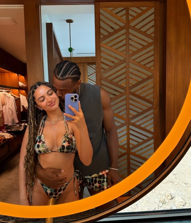 BRONNY JAMES AND PARKER WHITFIELD CELEBRATE ANNIVERSARY WITH SWEET SNAPS BRONNY JAMES AND PARKER WHITFIELD CELEBRATE ANNIVERSARY WITH SWEET SNAPS