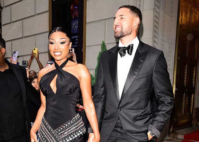 Hot Girl Hoop Dreams: Megan Thee Stallion & Klay Thompson Make A Splash For Their Red Carpet Couple Debut