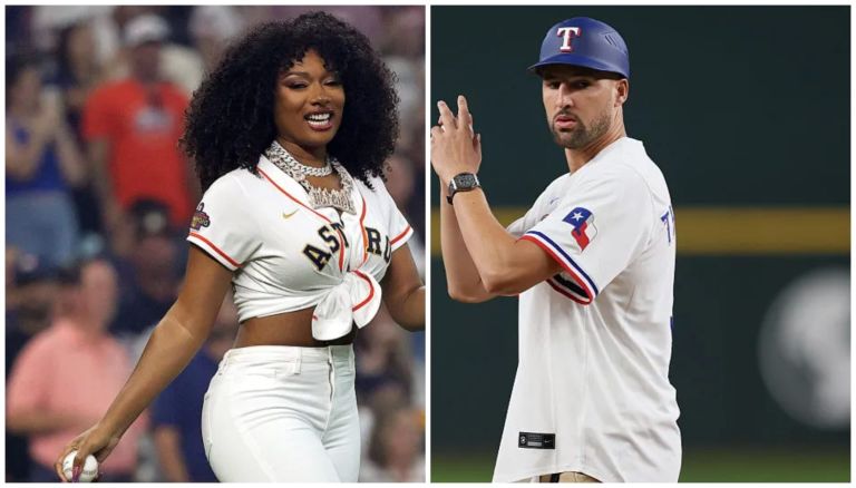 Boo’d Up & Batter Up! Megan Thee Stallion Is Klay Thompson’s Gorgeous Good Luck Charm At Inaugural Sandlot Classic Baseball Game Boo’d Up & Batter Up! Megan Thee Stallion Is Klay Thompson’s Gorgeous Good Luck Charm At Inaugural Sandlot Classic Baseball Game