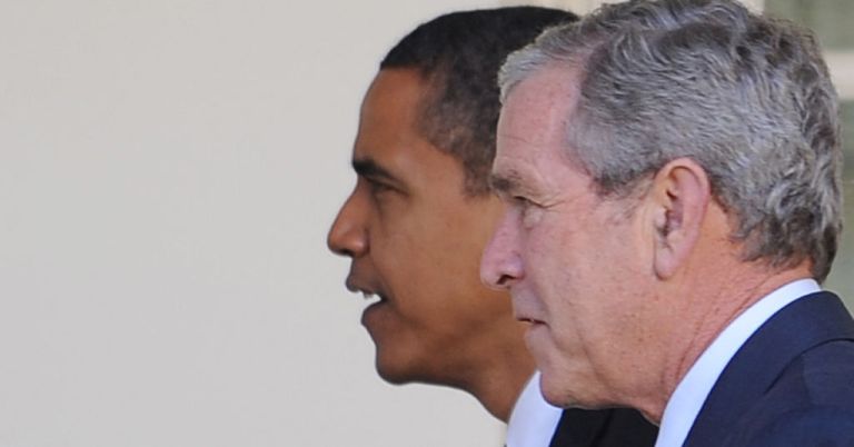 Trump Moves Obama and Bush Portraits to Hidden White House Hallway Trump Moves Obama and Bush Portraits to Hidden White House Hallway