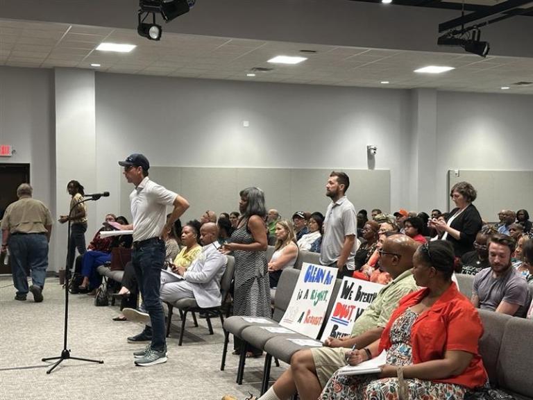 Fort Bend County residents voice opposition to previously rejected concrete plant | Houston Public Media Fort Bend County residents voice opposition to previously rejected concrete plant | Houston Public Media