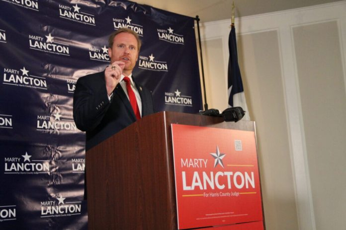 Texas Governor Greg Abbott backs firefighters union president Marty Lancton for Harris County Judge | Houston Public Media