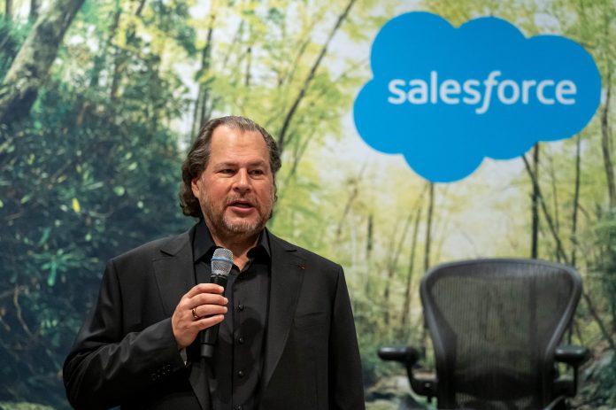 Marc Benioff says AI is radically reshaping Salesforce, and 51% of Q1 hiring was internal as thousands of employees were redeployed
