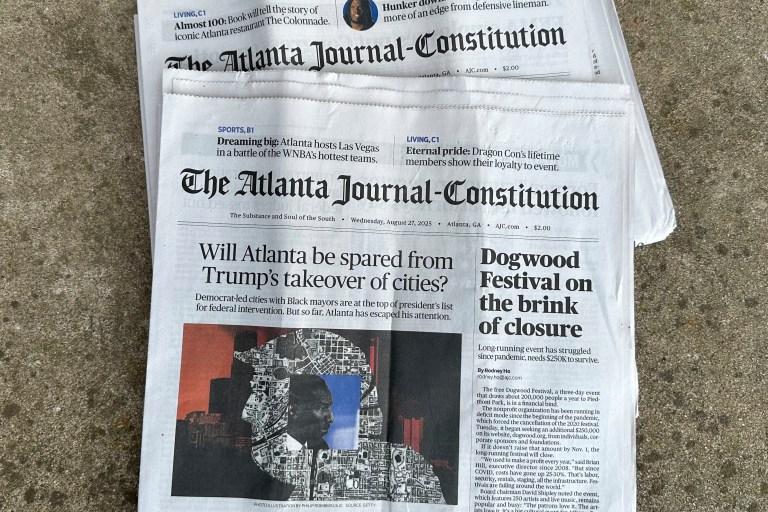 Atlanta becomes largest U.S. metro without a printed daily newspaper as Journal-Constitution goes digital Atlanta becomes largest U.S. metro without a printed daily newspaper as Journal-Constitution goes digital