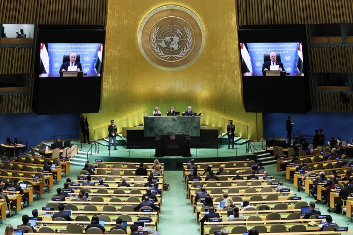 Abbas Denounces Israel’s ‘War of Genocide’ in UNGA Speech