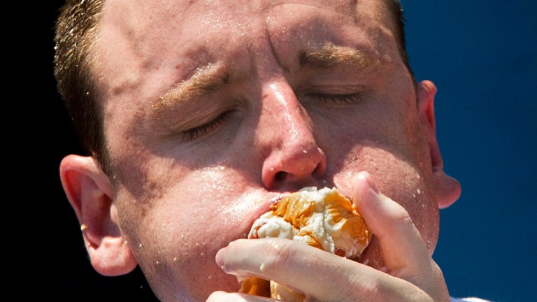 Joey Chestnut hopes for comeback victory in Nathan’s Famous hot dog eating contest Joey Chestnut hopes for comeback victory in Nathan’s Famous hot dog eating contest