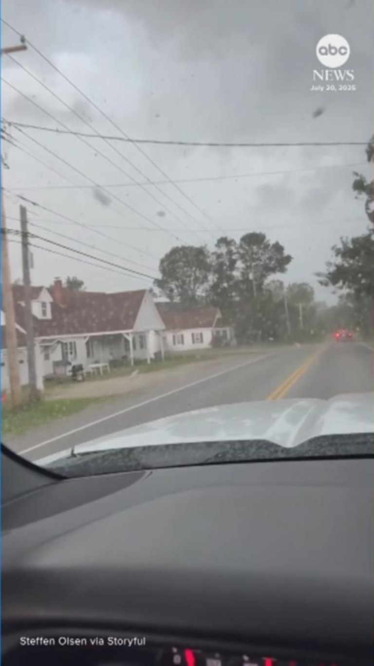 Video Wind rips roof off building in Maine Video Wind rips roof off building in Maine