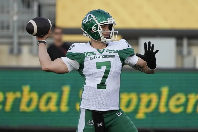 Deadspin | Trevor Harris, Roughriders put 4-0 record on line vs. Stampeders Deadspin | Trevor Harris, Roughriders put 4-0 record on line vs. Stampeders