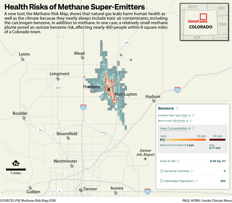 New Tool Maps the Health Impacts of Toxic Air Pollutants Released with Methane in Super-Emitter Events – Inside Climate News New Tool Maps the Health Impacts of Toxic Air Pollutants Released with Methane in Super-Emitter Events – Inside Climate News