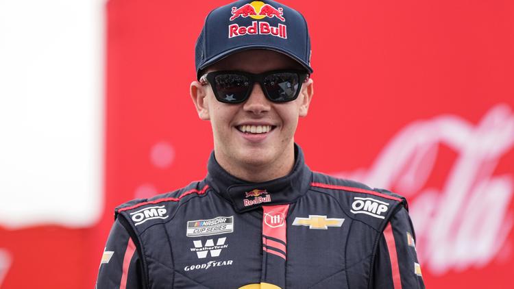 Connor Zilisch sports a smile and elbow sling at Watkins Glen a day after his nasty fall – FROUSA Media Connor Zilisch sports a smile and elbow sling at Watkins Glen a day after his nasty fall – FROUSA Media