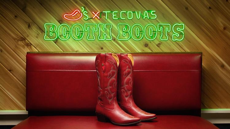 Baby back boots? Chili’s partners with Tecovas for booth-inspired footwear Baby back boots? Chili’s partners with Tecovas for booth-inspired footwear