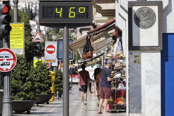 Spain has issued a series of severe weather warnings amid extreme temperatures in Europe