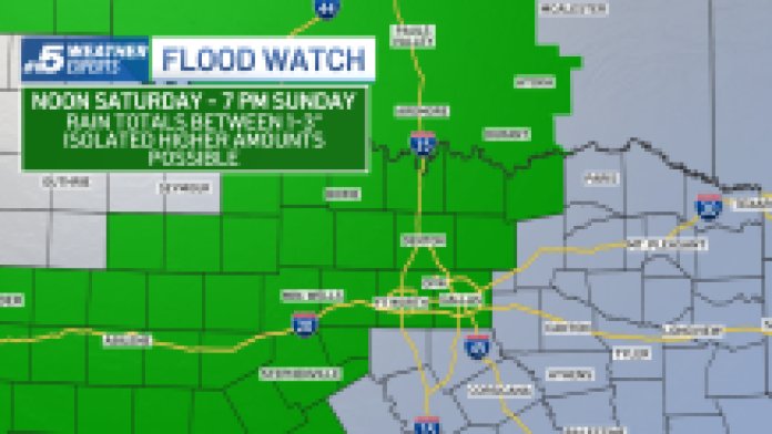 Live Radar: Rain and storm chances increase; Flood Watch posted