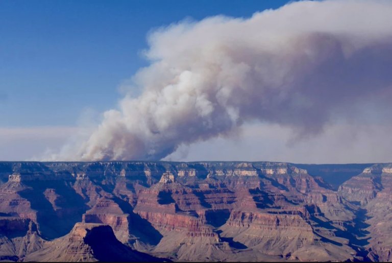 Wildfire near Grand Canyon expands tenfold over 24 hours Wildfire near Grand Canyon expands tenfold over 24 hours