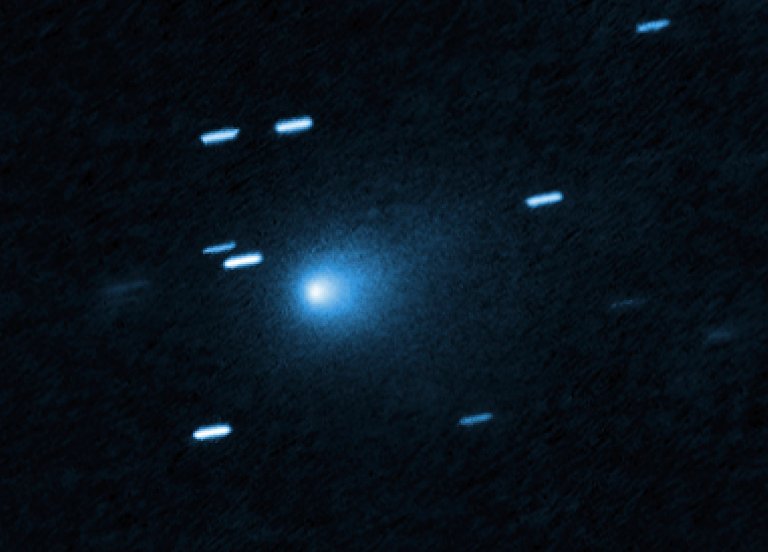 Image captures speeding comet visiting from another solar system Image captures speeding comet visiting from another solar system
