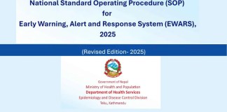 National Standard Operating Procedure for Early Warning, Alert and Response System (EWARS), 2025