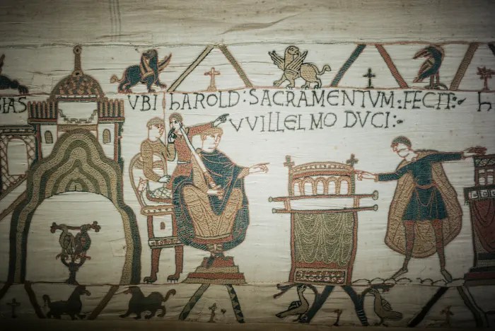 The Bayeux Tapestry will be displayed in the UK for the first time in nearly 1,000 years The Bayeux Tapestry will be displayed in the UK for the first time in nearly 1,000 years