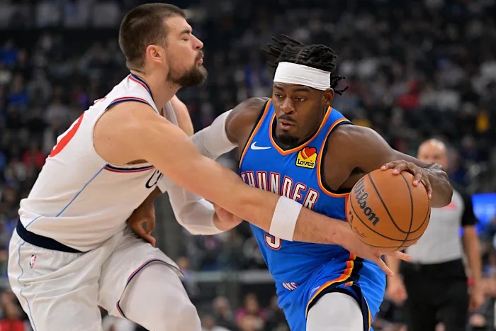 Thunder surge past Clippers 126-107 to extend season-opening winning streak to 8 | FROUSA NEWS Thunder surge past Clippers 126-107 to extend season-opening winning streak to 8 | FROUSA NEWS
