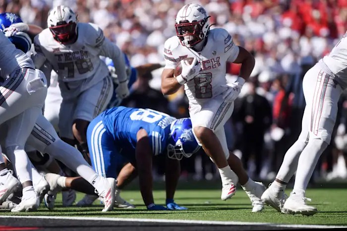 Harrington’s 5 field goals, Rodriguez’s takeaways lead No. 9 Texas Tech past No. 8 BYU 29-7 | FROUSA NEWS Harrington’s 5 field goals, Rodriguez’s takeaways lead No. 9 Texas Tech past No. 8 BYU 29-7 | FROUSA NEWS
