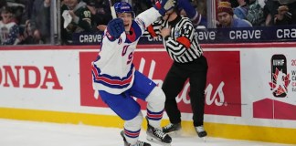 BC’s James Hagens scores twice, US beats Slovakia 6-5 in world junior hockey