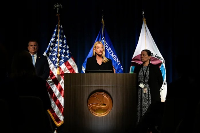 Pam Bondi dodges questions on Epstein and Bongino amid Justice Department turmoil