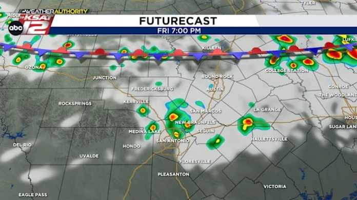 UPDATE: A storm or two is possible this evening