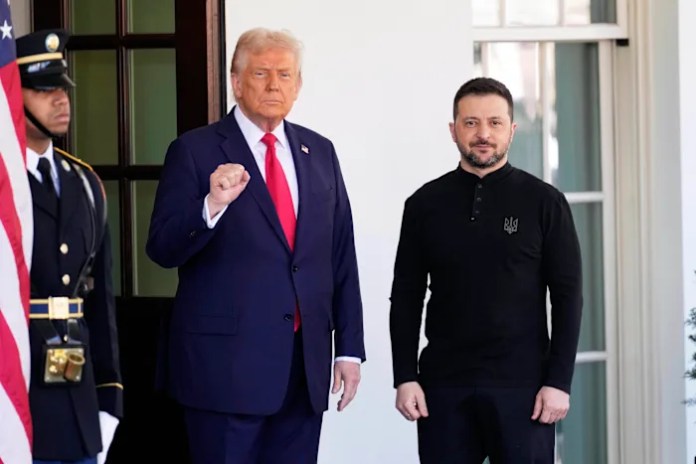 Zelenskyy brings Europe’s top leaders with him to meet Trump on ending Russia’s war