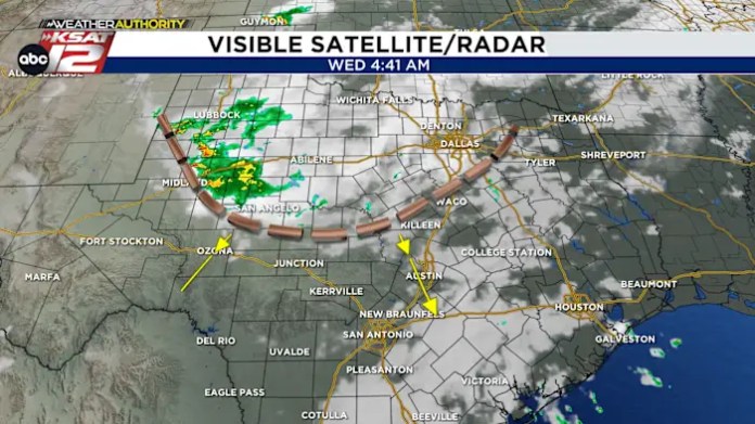 We’re watching storms to our north and energy coming from the Gulf