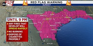 TODAY: Gusts up to 40 mph with high fire danger around San Antonio