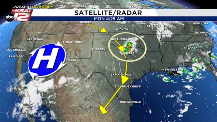Watching activity to our north, a few pop up storms possible today