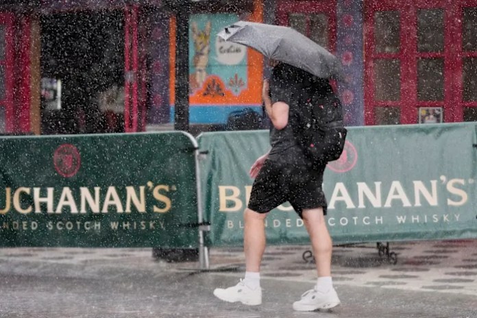 System over Florida has potential to develop into tropical depression, weather service says