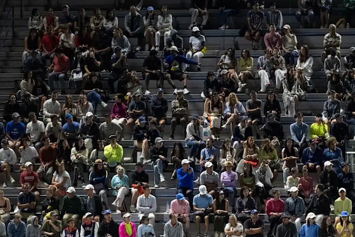 At the US Open, tennis stars shine under dark sky-friendly outdoor lights At the US Open, tennis stars shine under dark sky-friendly outdoor lights